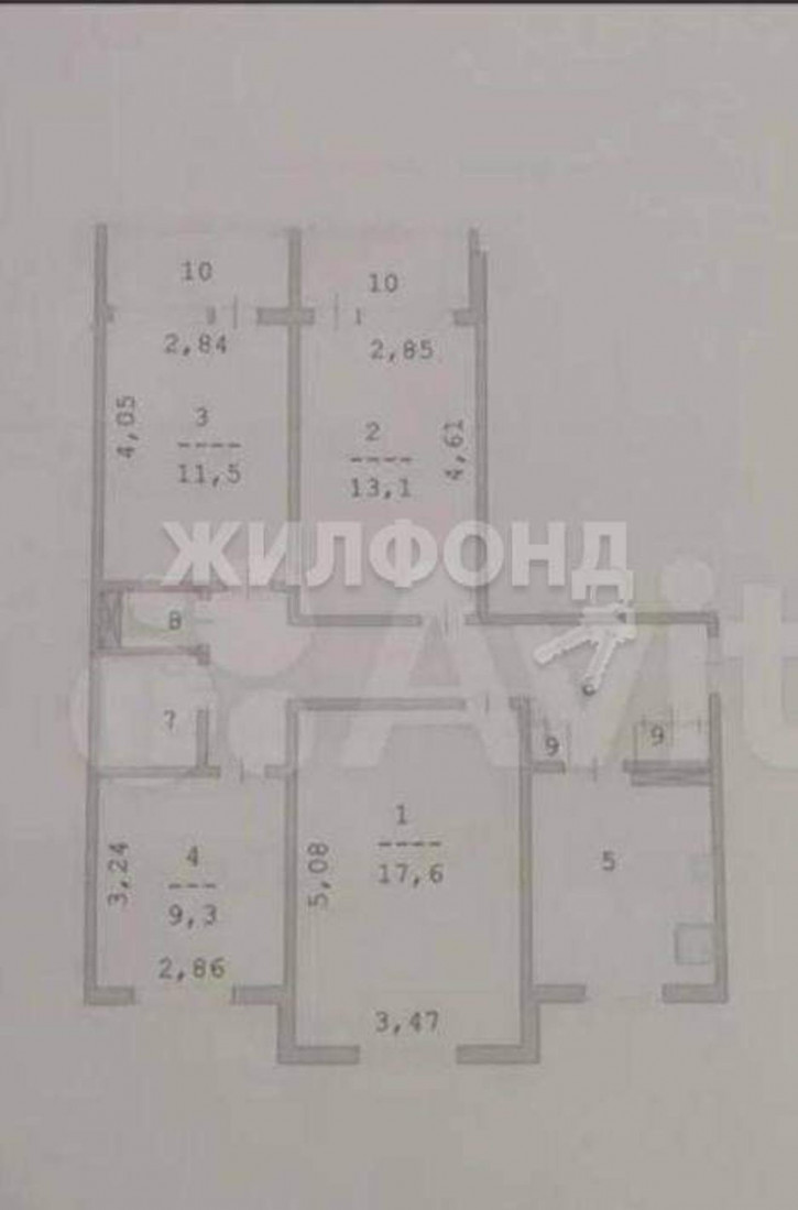 4-комн квартира Дружбы Народов улица, д.21