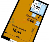 1-комн, 24.5кв м, этаж 4/5 6-й микрорайон, 38 1-комн, 24.5кв м, этаж 4/5 6-й микрорайон, 38
