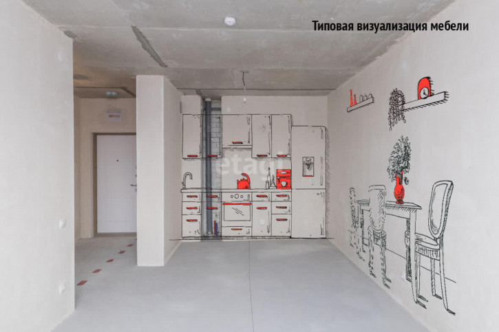 1-комн квартира Фармана Салманова, 5