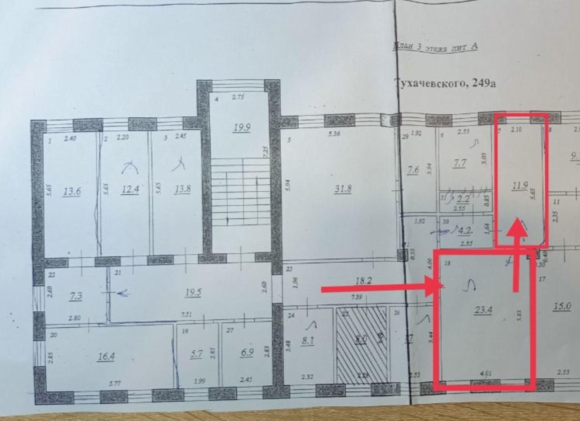 Сдать офис, помещение под офис за 27 180 рублей на ул Тухачевского, 249а