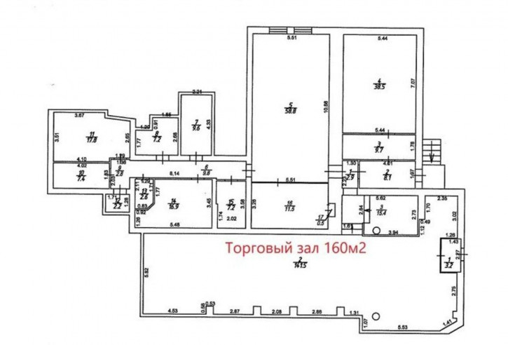 Торговое помещение ул Аткарская, 42/54