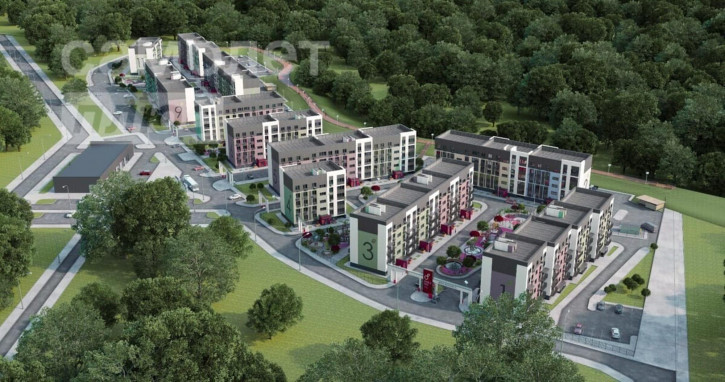 1-комн квартира в новом доме улица Академика Курчатова