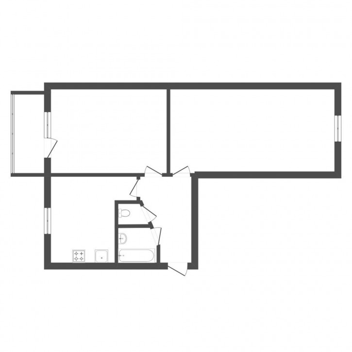 2-комн квартира Мусоргского, 38