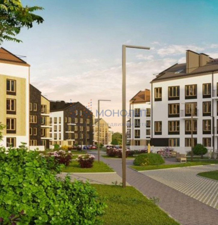 2-комн квартира в новом доме Изумрудная ул, 6