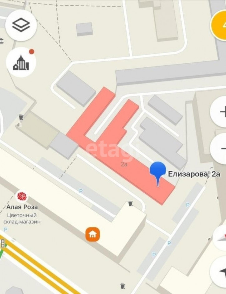 Гараж/парковка Елизарова 72:23:0218001:5649