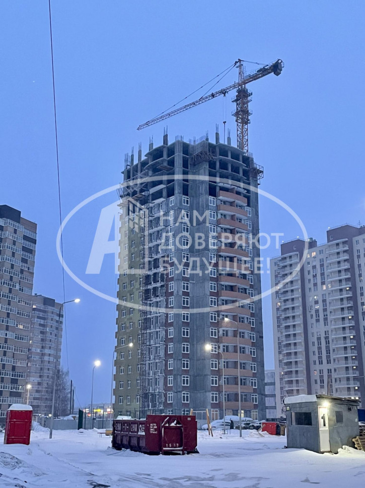 1-комн квартира в новом доме улица Карпинского, 110А