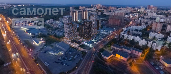 2-комн квартира в новом доме жилой район Зелёная Роща