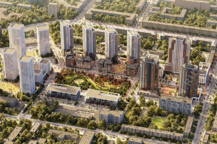 3-комн квартира в новом доме азинам