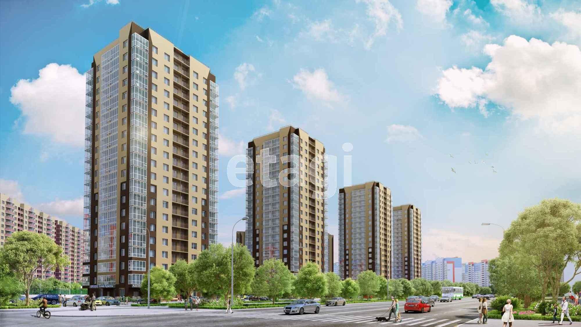 Купить студию за 3 350 000 рублей на Фармана Салманова, 10