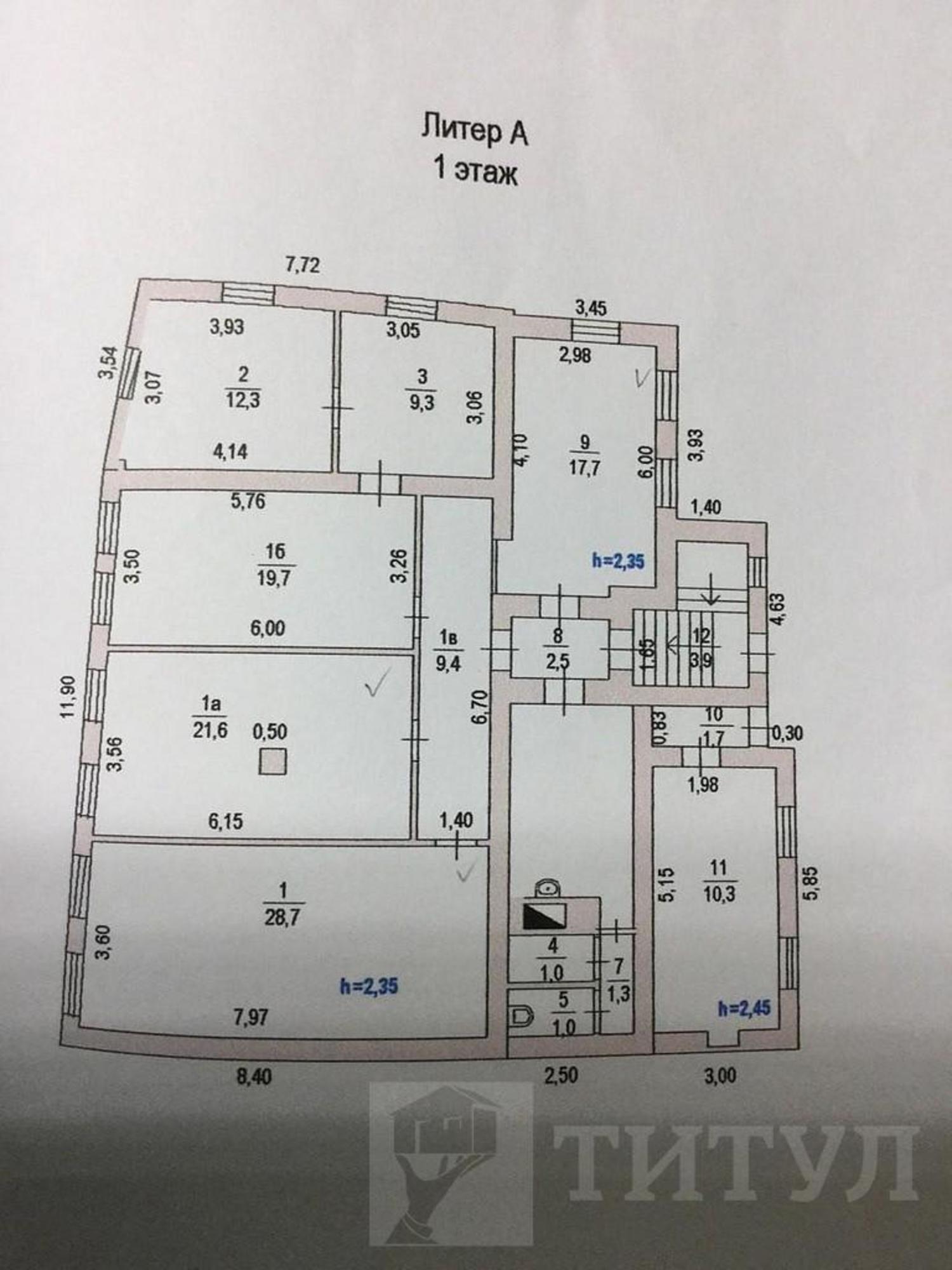 Купить офис, помещение под офис за 24 800 000 рублей на Центр, Малый