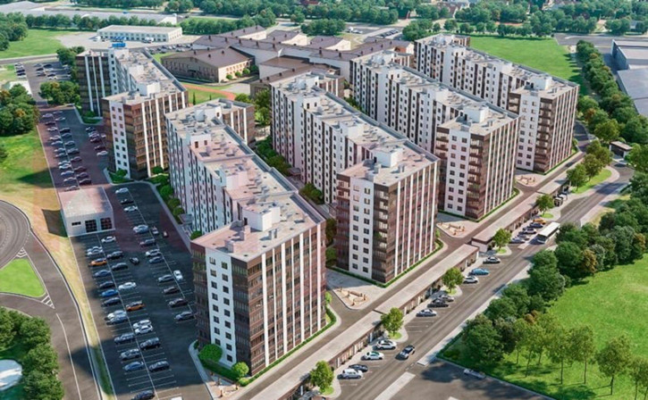1-комн квартира в новом доме ул Береговая