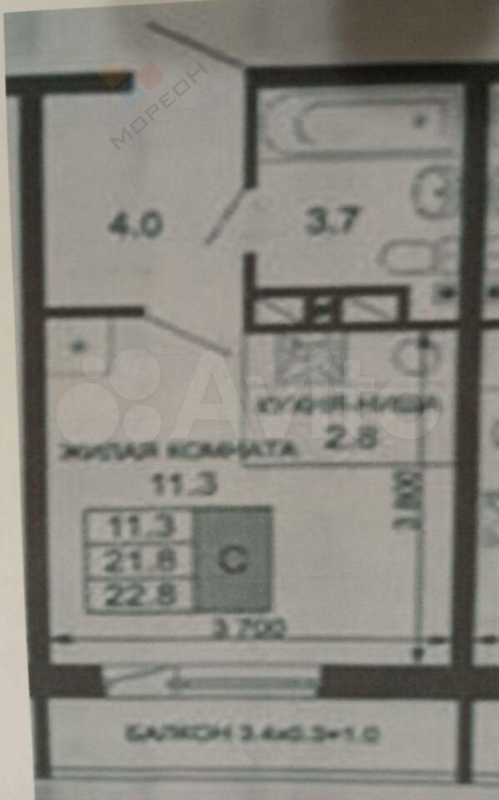 1-комн квартира Лётчика Позднякова ул, 2/к13
