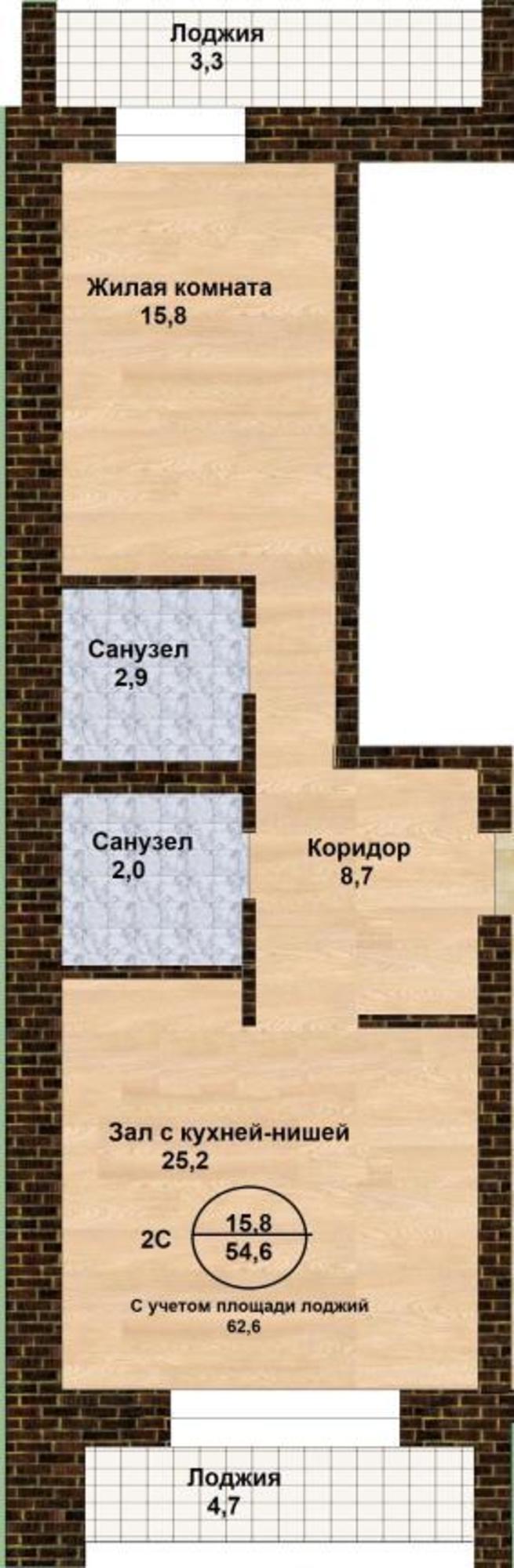 Купить квартиру за 8 393 000 рублей на Золотистый переулок, 2