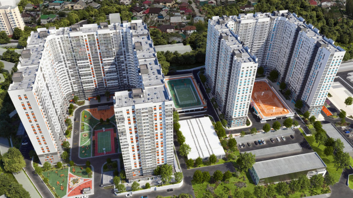 2-комн квартира в новом доме Россия, Краснодарский край, Новороссийск, улица Куникова, 55к1