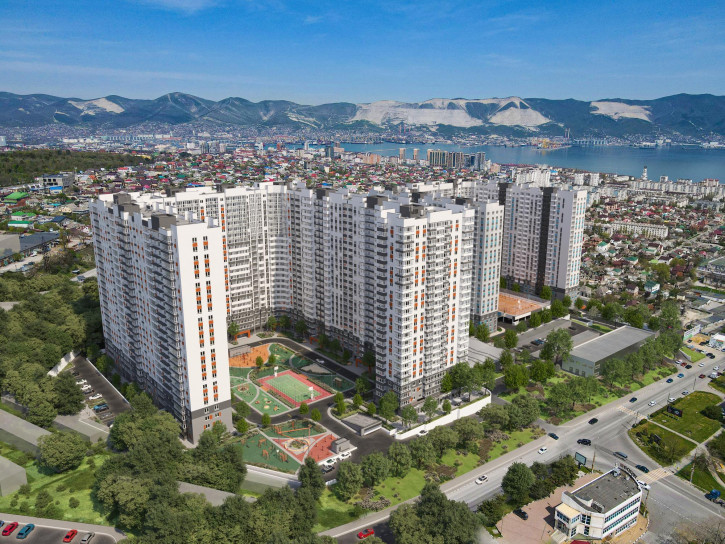 2-комн квартира в новом доме Россия, Краснодарский край, Новороссийск, улица Куникова, 55к1