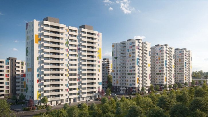 1-комн квартира в новом доме Россия, Краснодар, улица Даниила Смоляна, 80