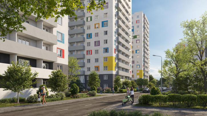 1-комн квартира в новом доме Россия, Краснодар, улица Даниила Смоляна, 80