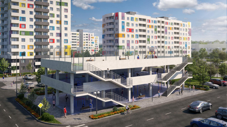 2-комн квартира в новом доме Россия, Краснодар, улица Даниила Смоляна, 80