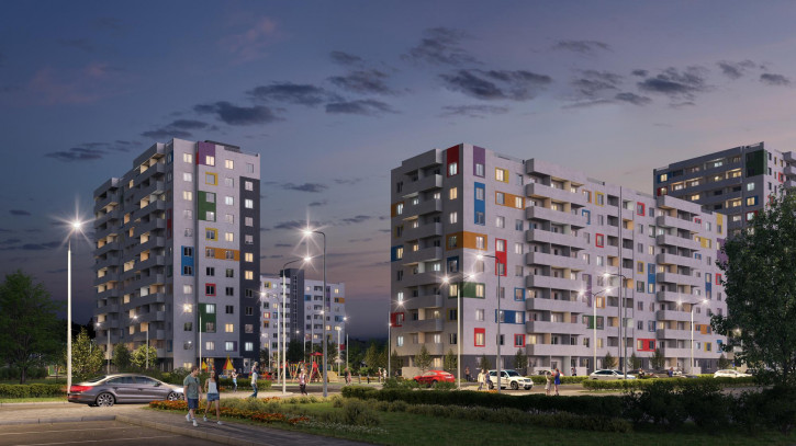 1-комн квартира в новом доме Россия, Краснодар, улица Даниила Смоляна, 80