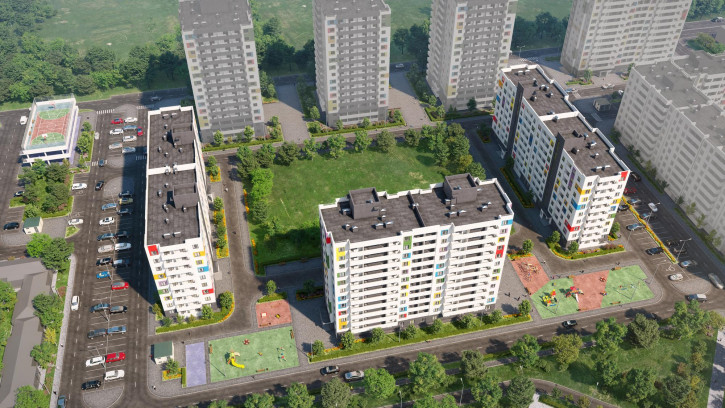 1-комн квартира в новом доме Россия, Краснодар, улица Даниила Смоляна, 80