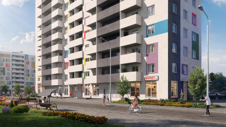 1-комн квартира в новом доме Россия, Краснодар, улица Даниила Смоляна, 80