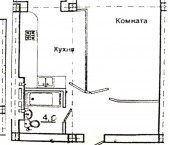 1-комн, 48кв м, этаж 5/8 Первомайская ул, 51/16к1