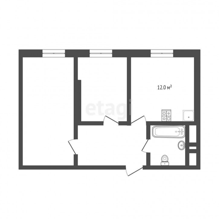 2-комн квартира Республики, 204/11