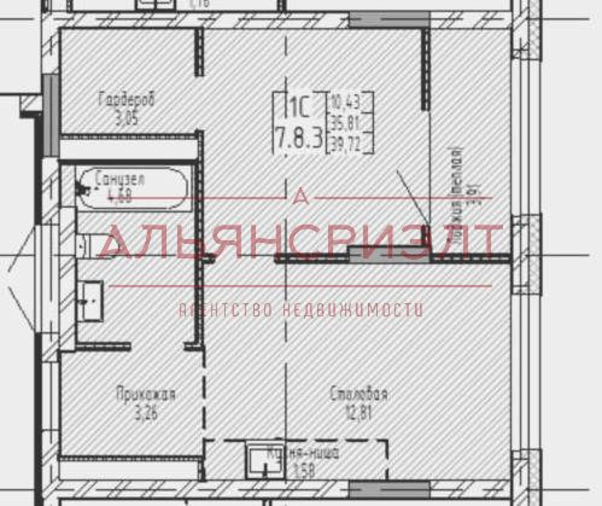 Купить квартиру за 7 300 000 рублей на ул. Декабристов,107/7