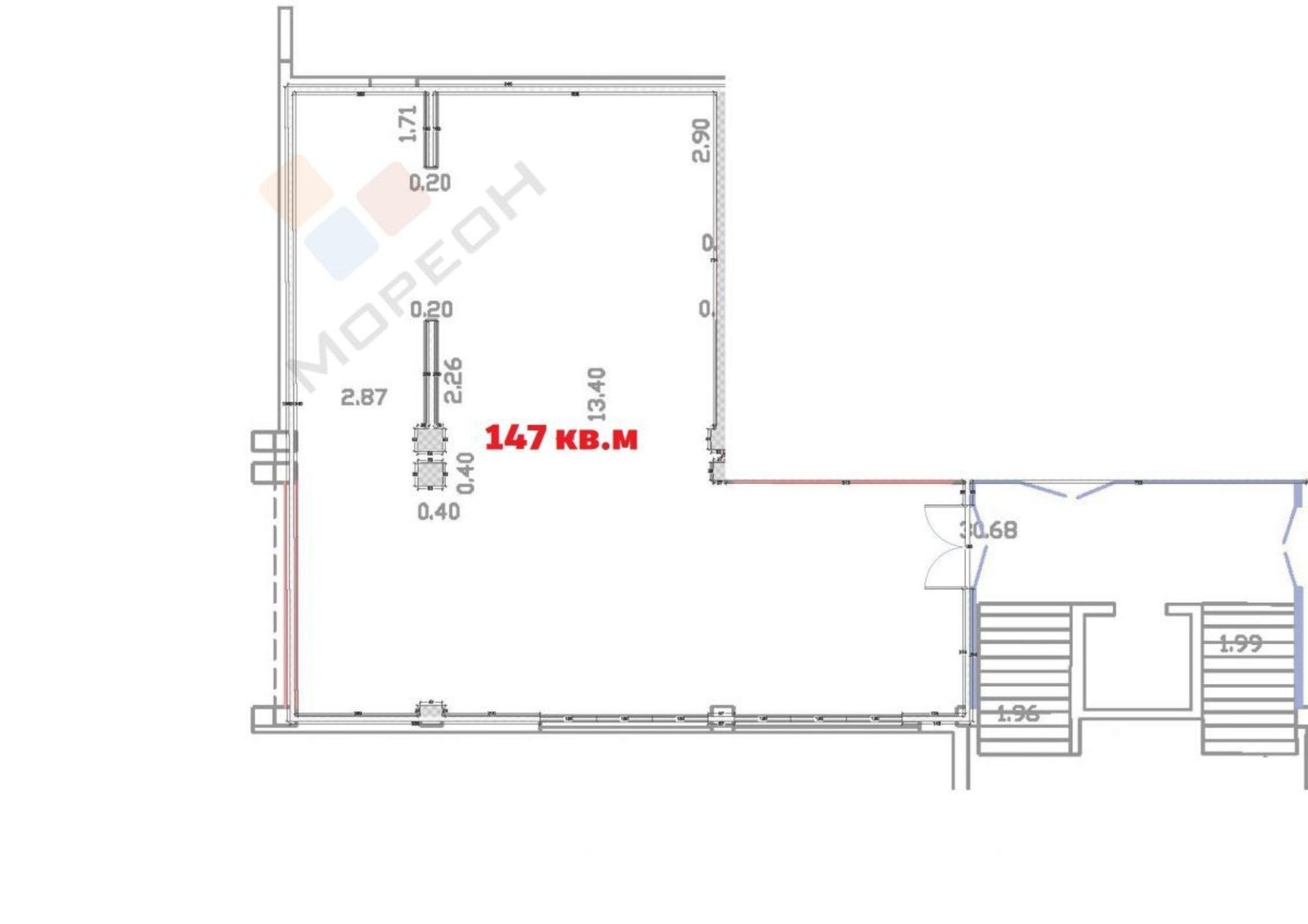 Сдать торговое помещение за 367 500 рублей на им. Репина ул, 3к1