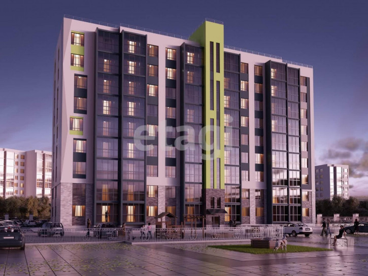 2-комн квартира в новом доме Мира ул., 32