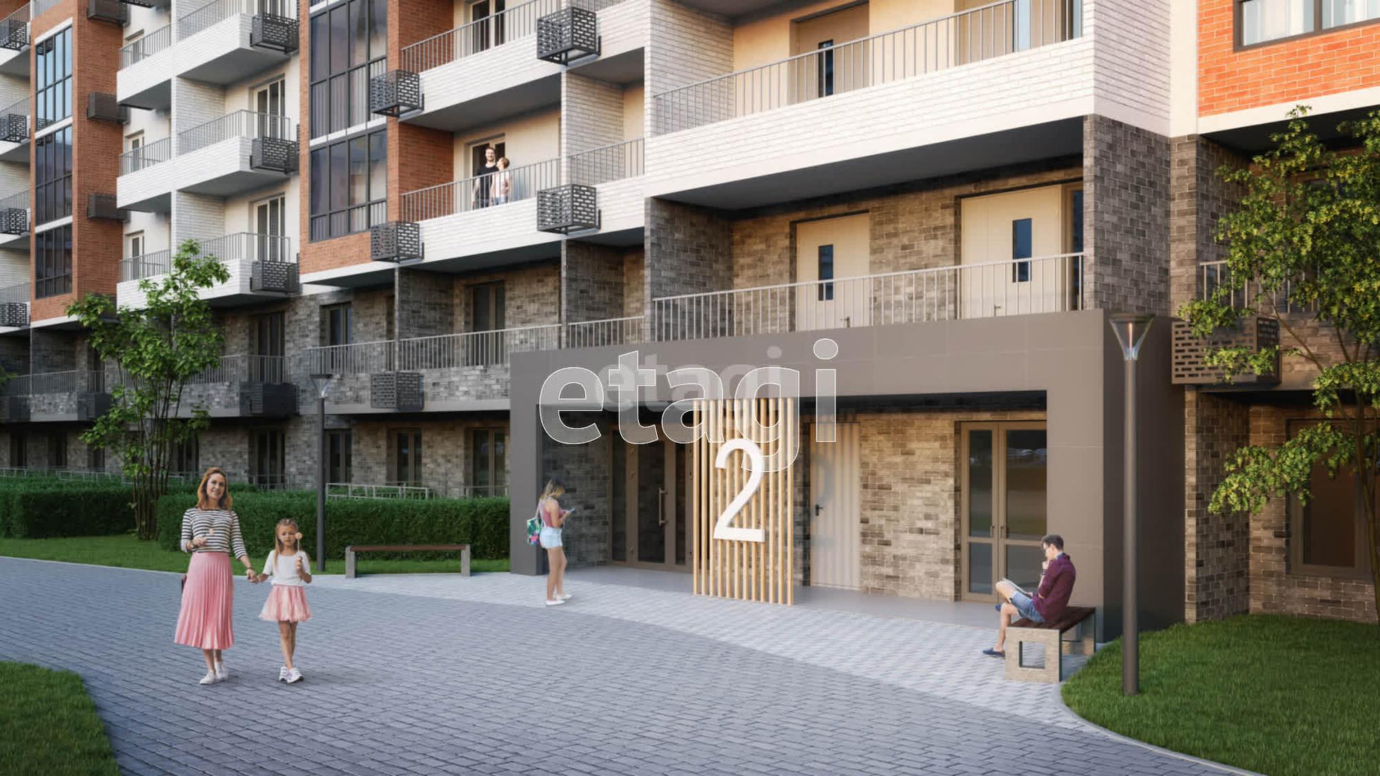 Купить студию за 3 088 000 рублей на Петра Ершова, 10