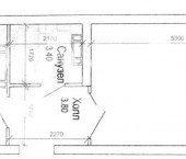 1-комн, 42кв м, этаж 2/9 Ермолова ул, 14к6