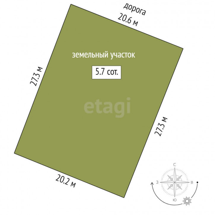 Земельный участок Решетникова-2