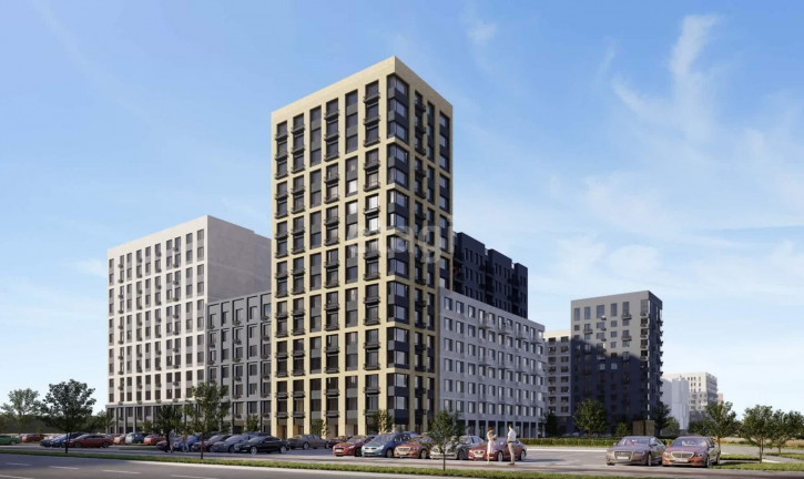 1-комн квартира в новом доме Новоселов, 90