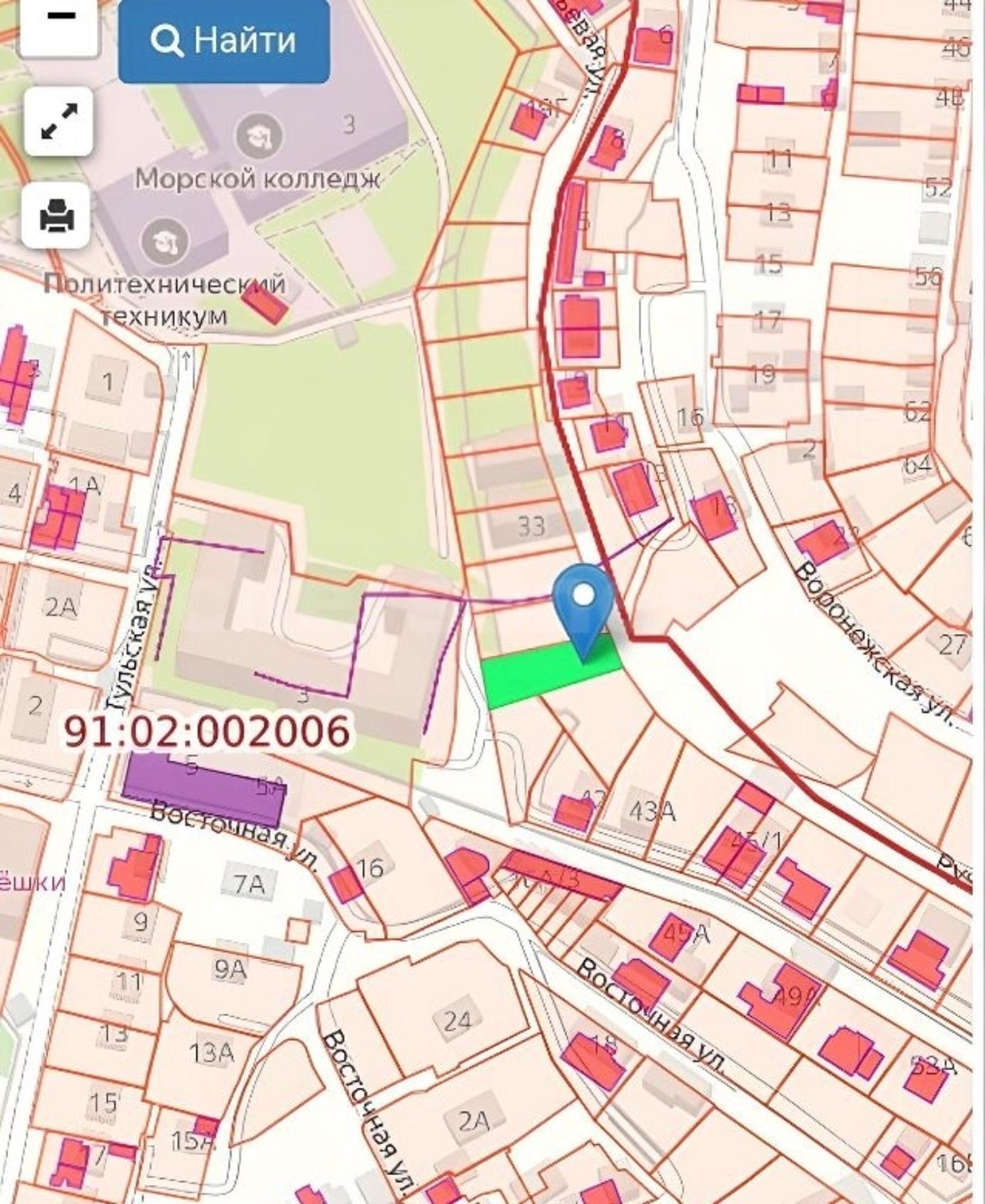Купить землю, земельный участок за 9 500 000 рублей на улица Восточная