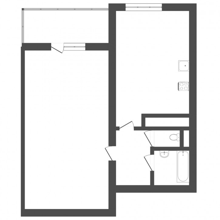 1-комн квартира Мебельщиков, 6