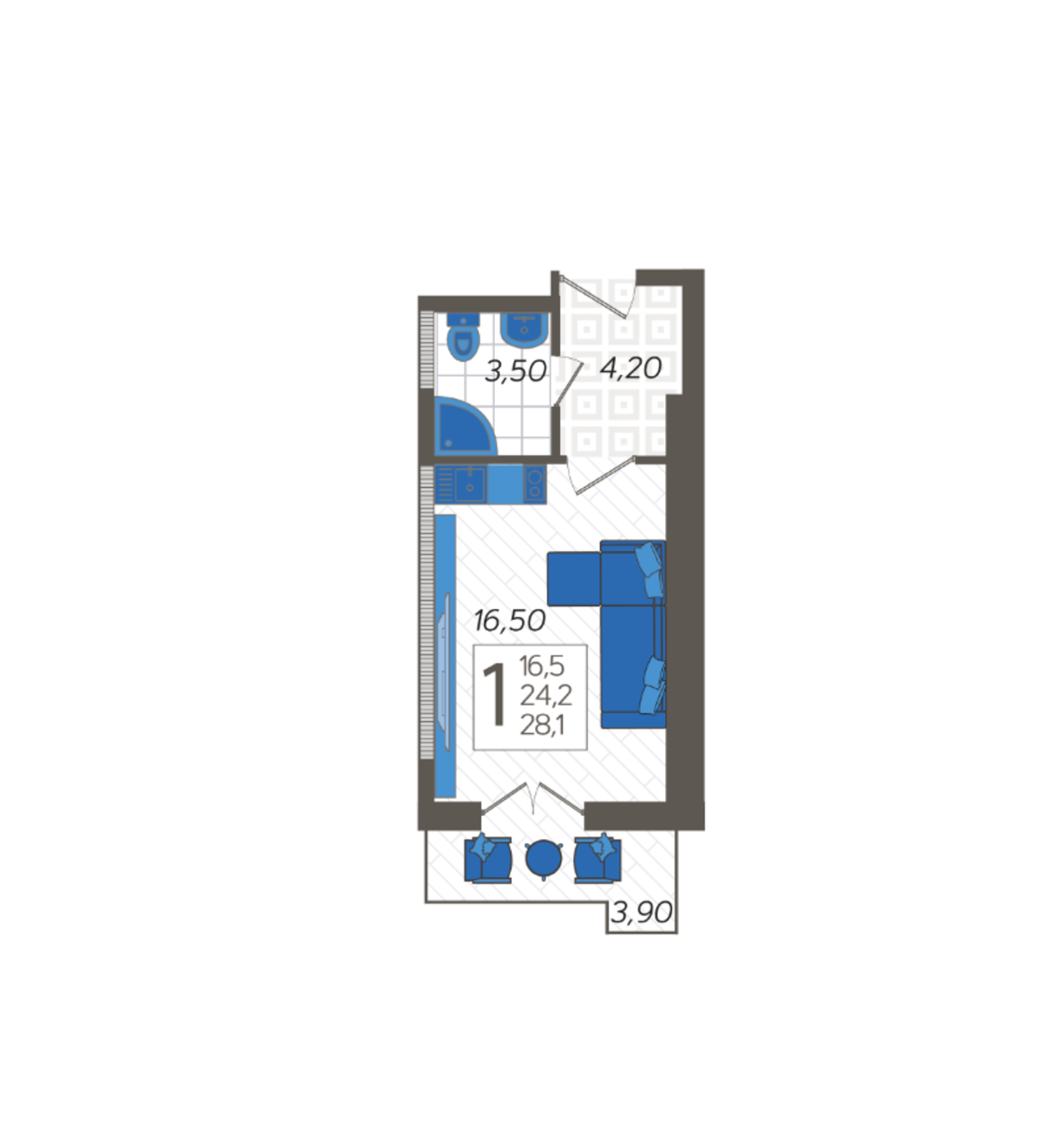 Купить квартиру за 9 015 540 рублей на улица Искры, 88