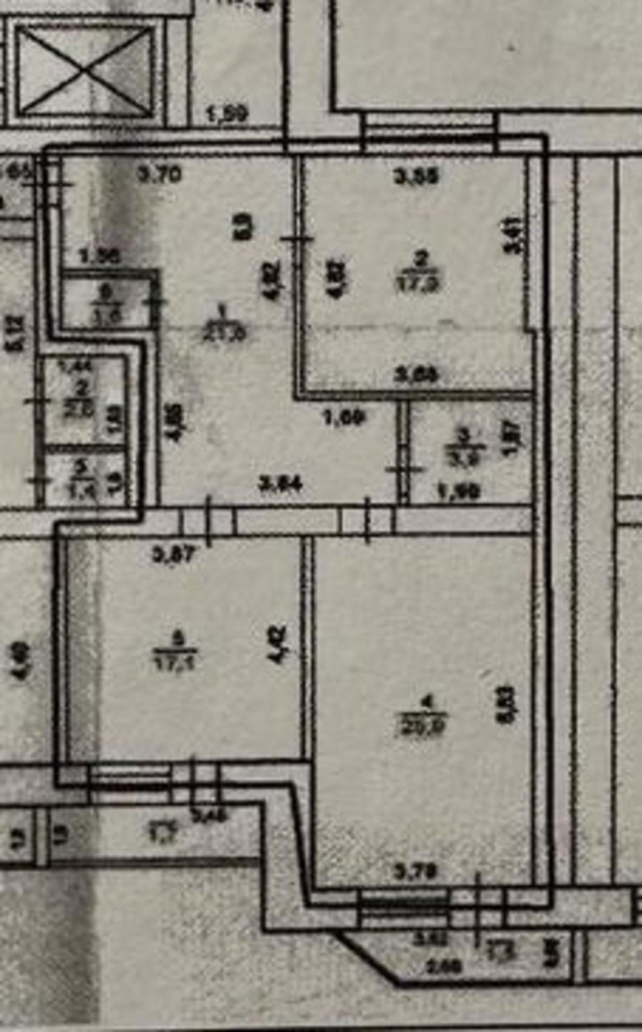 3-комн квартира Знаменский проезд, 1/1
