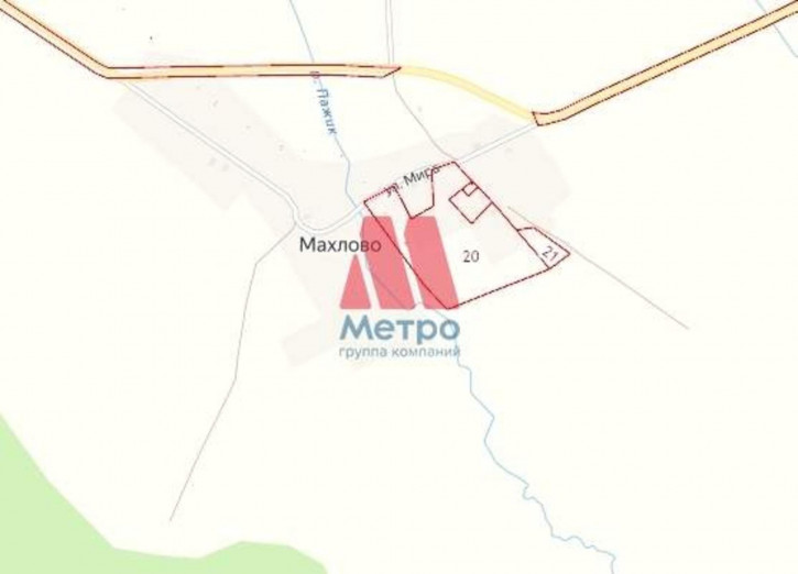 Земельный участок деревня Махлово