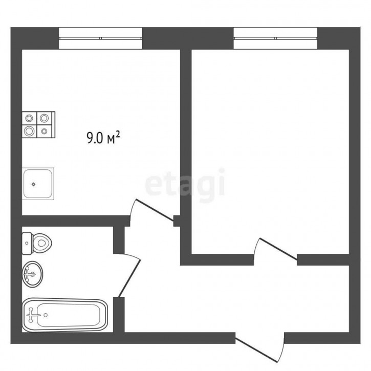 1-комн квартира Малышева, 35