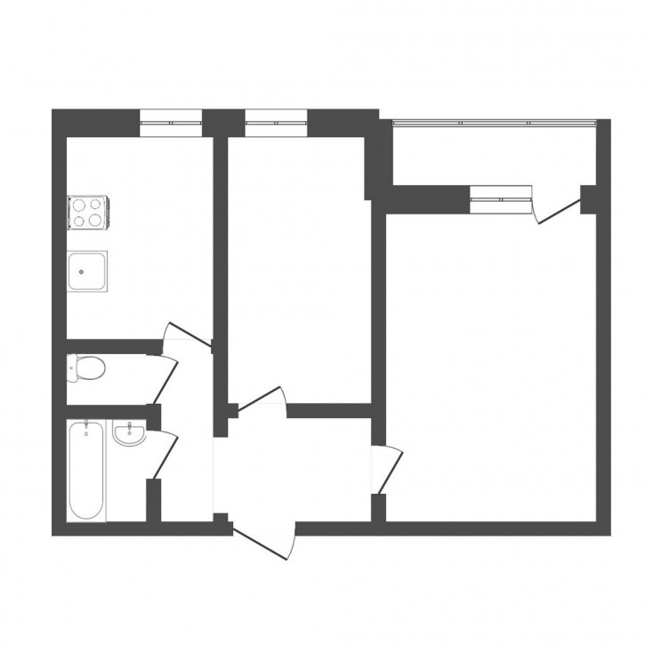2-комн квартира Заречный проезд, 6