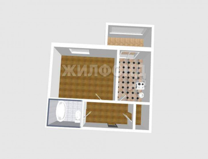 1-комн квартира Муравьева-Амурского улица, д.5/2