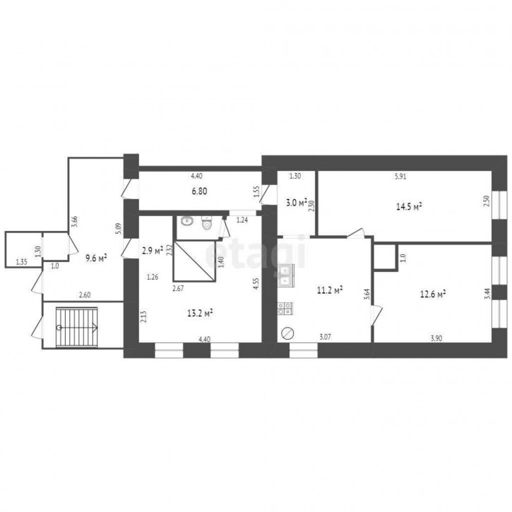 3-комн квартира Ленина, 62