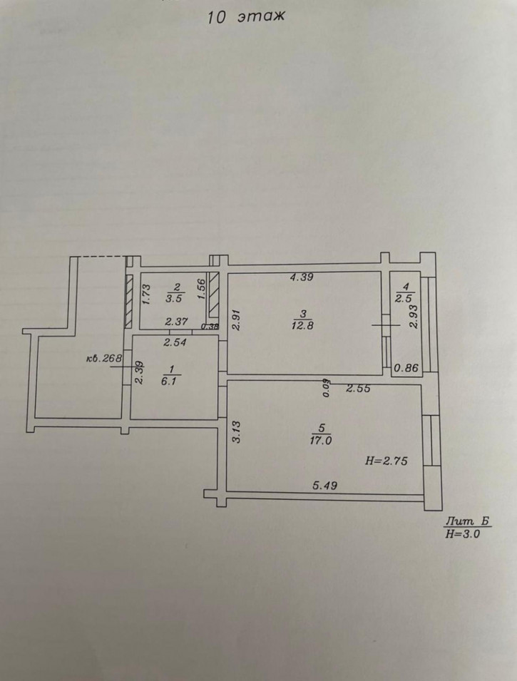 1-комн квартира улица Толстого, 130к2