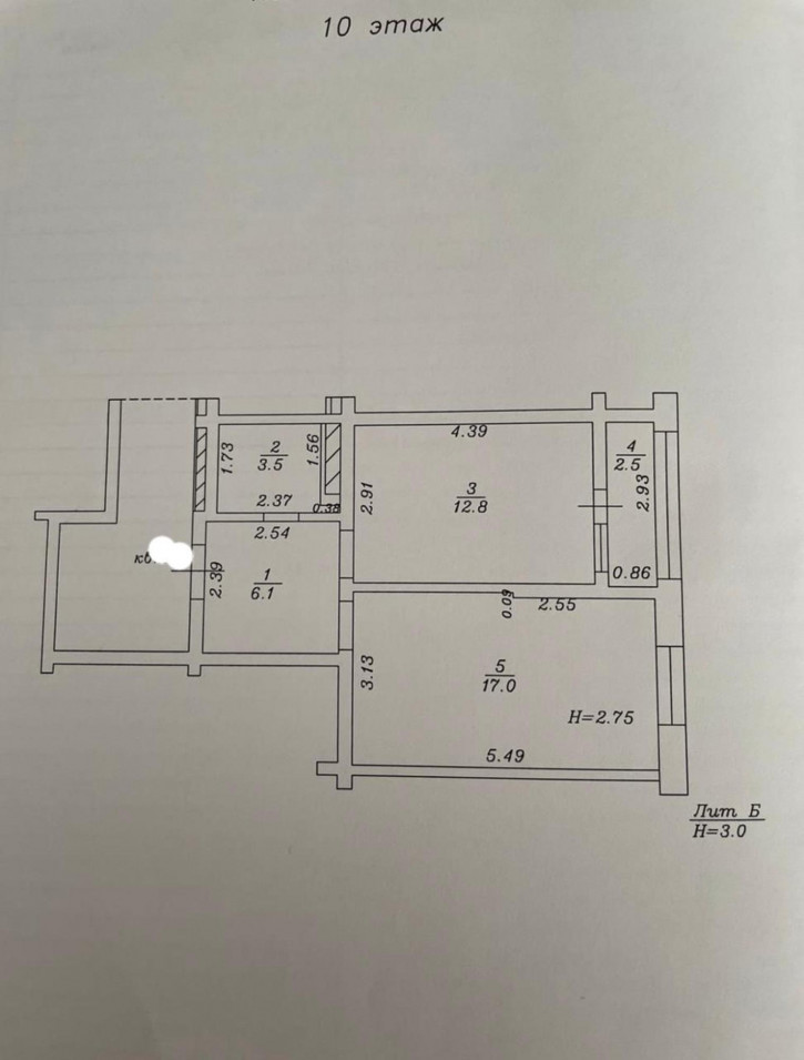 1-комн квартира улица Толстого, 130к1