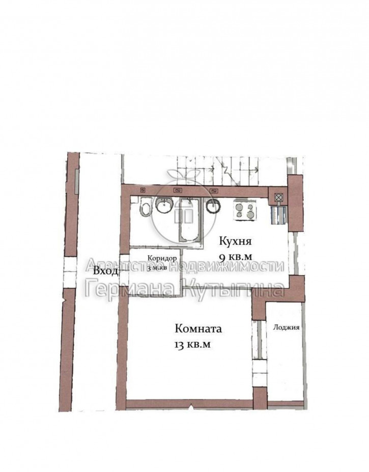 1-комн квартира в новом доме улица им. профессора Иншакова, дом 6