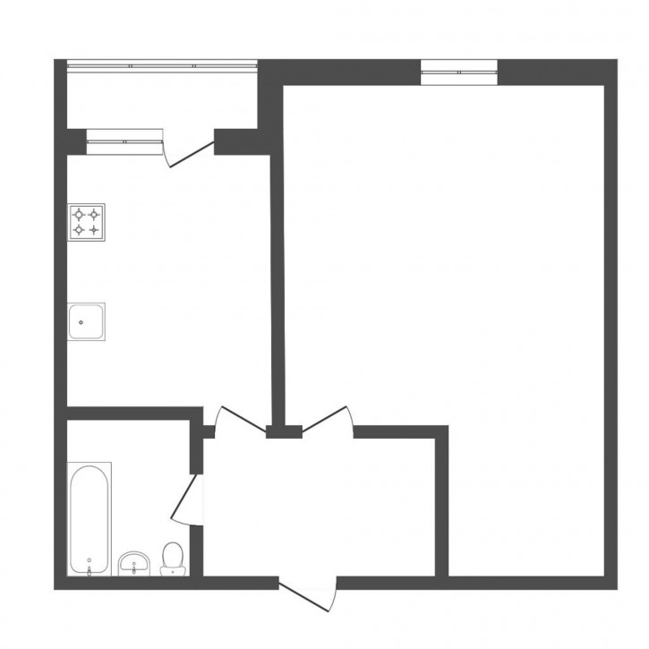 1-комн квартира Мелиораторов, 42