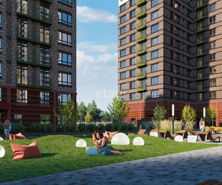 1-комн квартира в новом доме Ильи Кургузова, 1