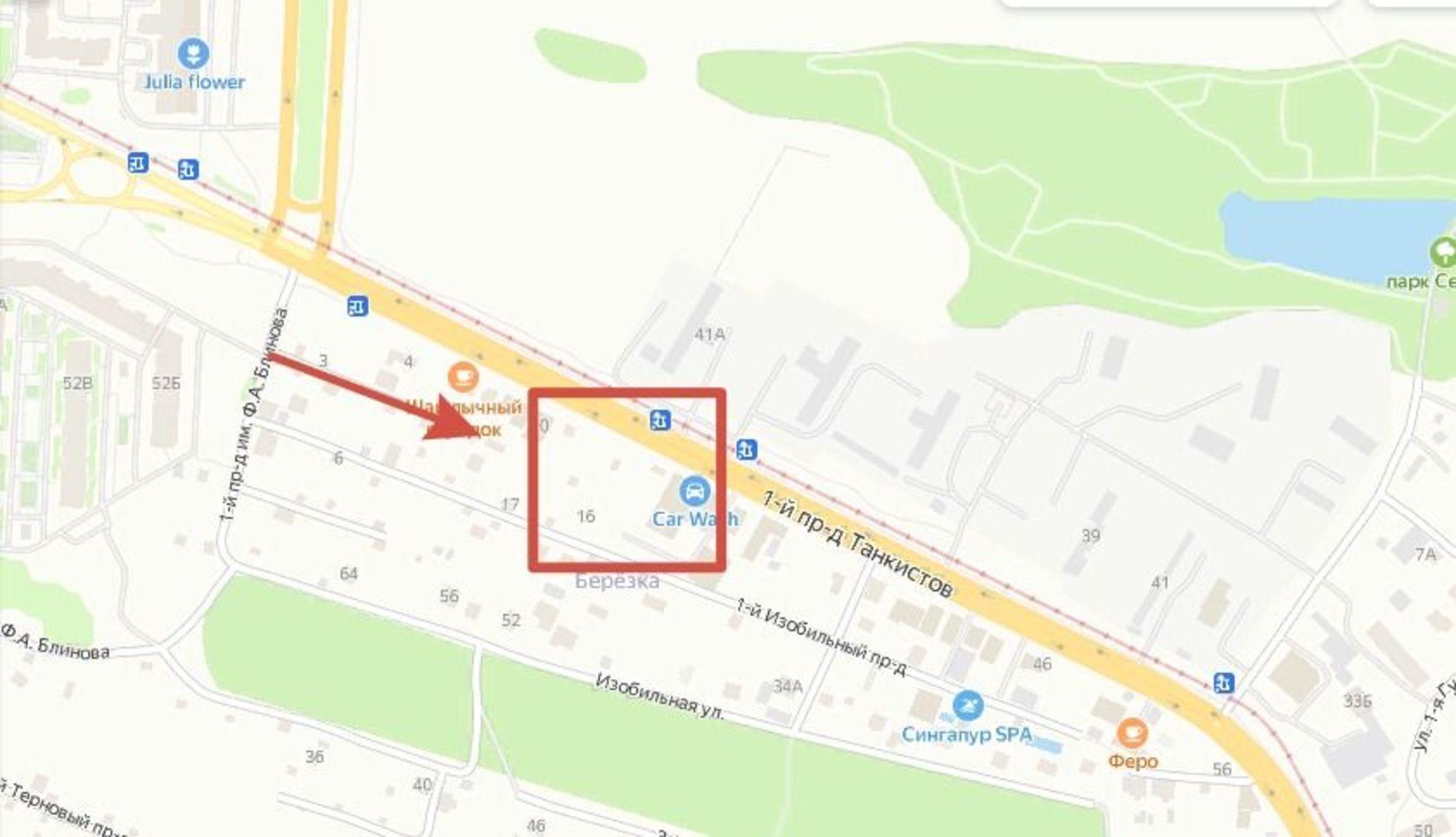 Купить землю, земельный участок за 6 500 000 рублей на проезд 1-й Танкистов, 14