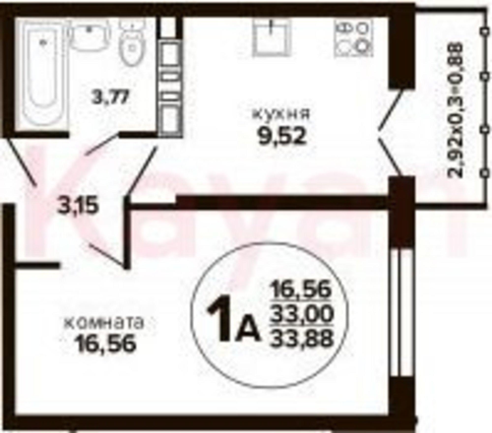 Купить квартиру за 5 289 010 рублей на ул Российская